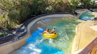 Aquopolis Costa Daurada - Rapids | White Water Canyon Ride Onride POV