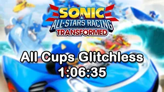 Sonic & All-Stars Racing Transformed - Speedrun - All Cups Glitchless - 1:06:35
