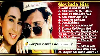 Govinda krishma kapoor|| 90s block buster romantic hit songs collection|| Govinda hit songs mp3.