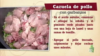 Cómetelo | Cazuela de pollo con garbanzos