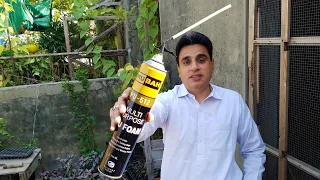 How to Use Construction Foam Spray at Home | What Is Pu Foam