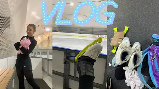 VLOG⛸💗 ПЕРВАЯ ТРЕНИРОВКА НА ЛЬДУ ПОСЛЕ ОТДЫХА😱 /Любительское Фигурное катание/Alenka fk