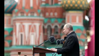 Выступление Президента России В.В.Путина на военном параде в честь 76-летия Победы