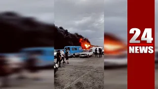 Խոշոր հրդեհ «Մեյմանդարի» շուկայում, այրվել են ավտոմեքենաներ