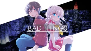 ‪BAD THINGS (Switching Vocals) nightcore