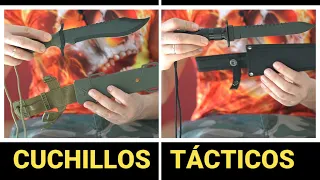 CUCHILLOS TÁCTICOS LOW COST | BUSHCRAFT -  SUPERVIVENCIA