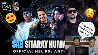 HBL PSL Official Anthem 2023 REACT |Sab Sitaray Humaray Shae Gill, Asim Azhar