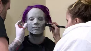 Time-lapse video of Sasha Banks becoming a real-life WWE Zombie