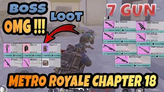 7 WEAPONS IN ONE GAME - I SCATTERED EVERYTHING - PUBG METRO ROYALE CHAPTER 18