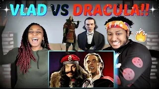 Epic Rap Battles of History "Vlad the Impaler vs Count Dracula" REACTION!!