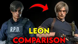 Leon Character Model COMPARISON (Resident Evil 2 Remake VS Resident Evil 4 Remake)