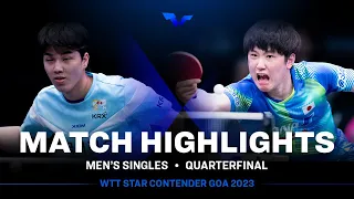 An Jaehyun vs Tomokazu Harimoto | MS QF | WTT Star Contender Goa 2023