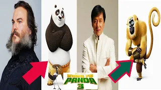 All Voice Actors of KUNG FU PANDA 3 Movie DREAMWORKS ANIMATION.