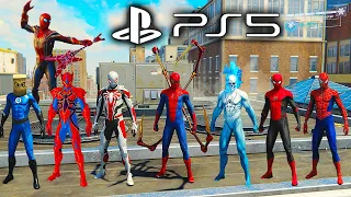 SPIDER-MAN REMASTERED PS5 All Suits Showcase