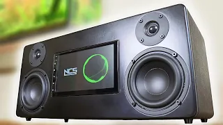 DIY Portable Multimedia Boombox Speaker with 7" Screen