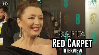 Lesley Manville (Phantom Thread) - BAFTA Awards 2018 Red Carpet Interview