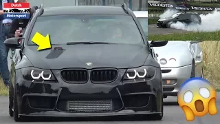 900HP BMW 335i Touring IS BACK with HOOD EXHAUST! - CRAZY BURNOUTS!