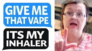 Karen Teacher CONFISCATES my INHALER thinking it’s a VAPE