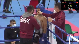 WAKO kickboxing world championship 2021 (İtaly, Jesolo) MAMMADOV ANAR (AZE) - ULAN UULU ADILET (KGZ)