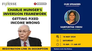 Charlie Munger’s Inversion Framework: Getting Fixed Income Wrong | ithought Advisory