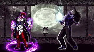 AD Orochi Iori Vs New Final Rugal [Mugen KOF]