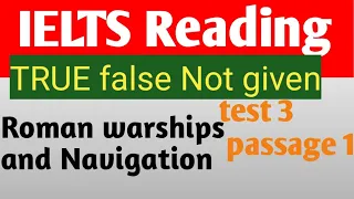 IELTS 16 Reading Roman shipbuilding and Navigation  reading answers #Hindi explanation @ielts-9