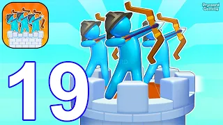 Archery Bastions: Castle War - Gameplay Walkthrough Part 19 Stick War Tower Defense (iOS, Android)