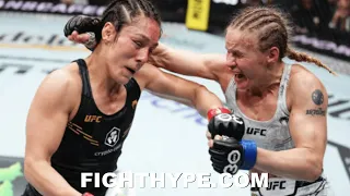 FIGHTERS & CELEBS REACT TO ALEXA GRASSO & VALENTINA SHEVCHENKO BATTLING TO SPLIT DRAW IN REMATCH