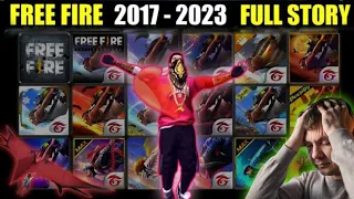 FREEFIRE FULL STORY(PART -2) STARTING To NOW | FREEFIRE OLD DAYS | 2017 TO 2023 STORY FREEFIRE | TUG