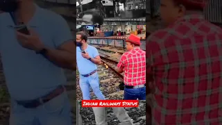 Driver stops train in time, saves life of man crossing tracks at Kalyan station #shorts