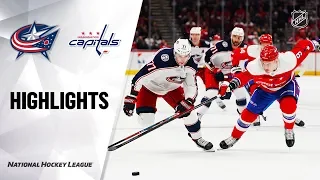 NHL Highlights | Blue Jackets @ Capitals 12/9/19