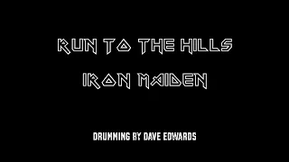 RUN TO THE HILLS IRON MAIDEN DRUM COVER