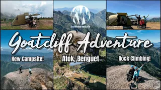 CAMPVLOG #9 | GOATCLIFF ADVENTURE | ATOK, BENGUET | NEW CAMPSITE | ROCK CLIMBING | SHINECRAVE TENT