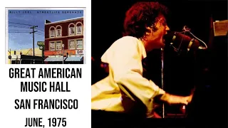 Billy Joel - Live at the Great American Music Hall (June 1975) - Best Version