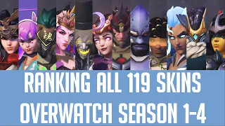 Ranking All 119 Skins of Overwatch 2: Season 1-4