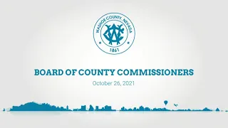 Board of County Commissioners | October 26, 2021