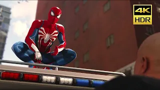 spider man destroy fisk , with advanced suit 2.0 from marvel spider man 2 !