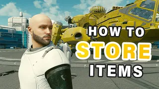 How to Store Items on your Ship ► Starfield