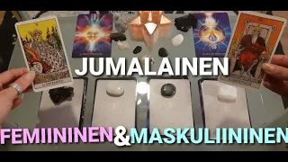 JUMALAINEN FEMIININEN&MASKULIINEN ENERGIA SINUSSA ~ valitse kristalli&TAROTviesti