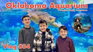 We visited the Oklahoma Aquarium - Benitez Family Adventures | Vlog #34 Family Vacation 2023