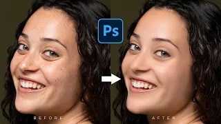 High-End Skin Softening in 1 Minute | Photoshop Tutorial