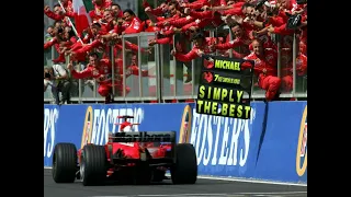 Michael Schumacher wins his 7th Championship Belgian Gp 2004 Highlights