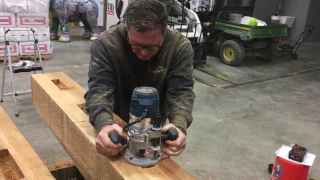 Creating a mortise in thick timber part 2