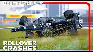 Crazy Rollover Crashes #2 | BeamNG Drive | F1 & F2 Mod