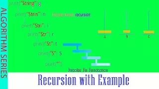 Recursion explained with program and animation - Algorithm Series