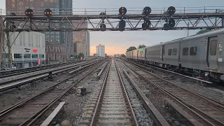 4K/60p: LIRR M3 Front Window Atlantic Terminal to Freeport