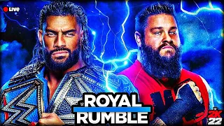 WWE 2K22 Tribal chief vs Kevin owens in royal rumble 2023 | WWE 2K22 live on ps4 | Akay gaming