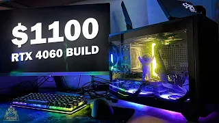 $1100 RTX 4060 & i5-13500 Mini-ITX Gaming PC Build (w/ Benchmarks)