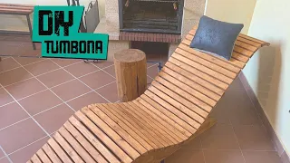 Como hacer tumbona de diseño para el patio (DIY)
