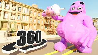 Grimace Shake Drive Thru Order 360° Animation POV 4K